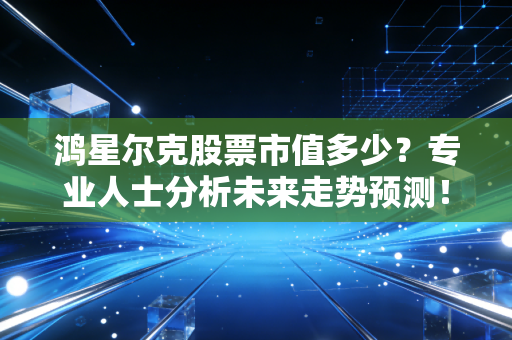 鸿星尔克股票市值多少？专业人士分析未来走势预测！