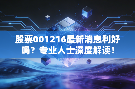 股票001216最新消息利好吗？专业人士深度解读！