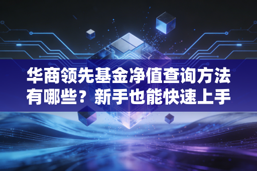 华商领先基金净值查询方法有哪些？新手也能快速上手！