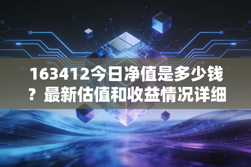 163412今日净值是多少钱？最新估值和收益情况详细分析！