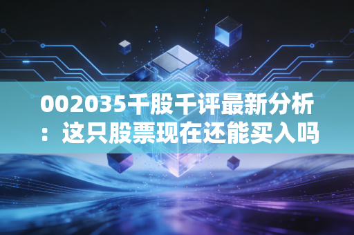002035千股千评最新分析：这只股票现在还能买入吗？