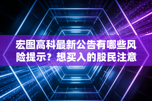 宏图高科最新公告有哪些风险提示？想买入的股民注意了！