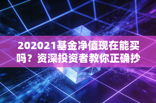 202021基金净值现在能买吗？资深投资者教你正确抄底！