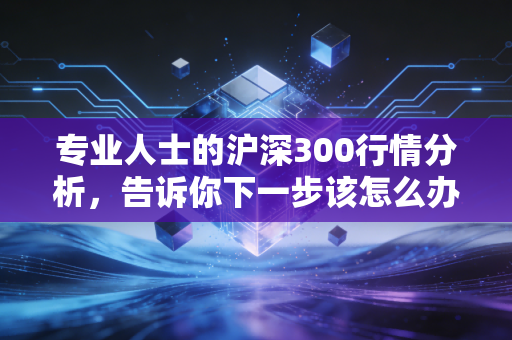 专业人士的沪深300行情分析，告诉你下一步该怎么办！