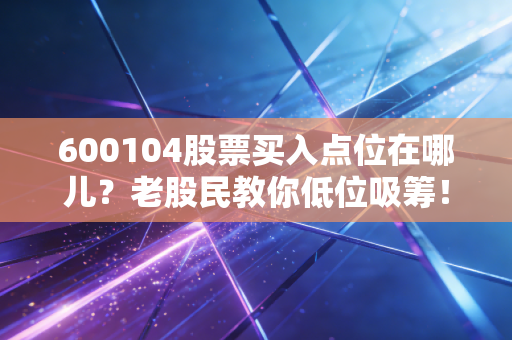 600104股票买入点位在哪儿？老股民教你低位吸筹！