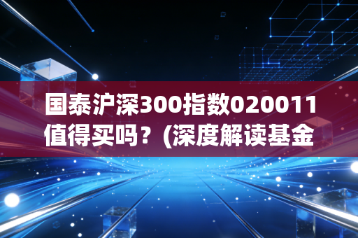 国泰沪深300指数020011值得买吗？(深度解读基金投资价值)