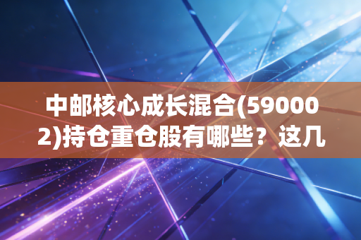 中邮核心成长混合(590002)持仓重仓股有哪些？这几只股票最关键！