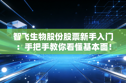 智飞生物股份股票新手入门：手把手教你看懂基本面！