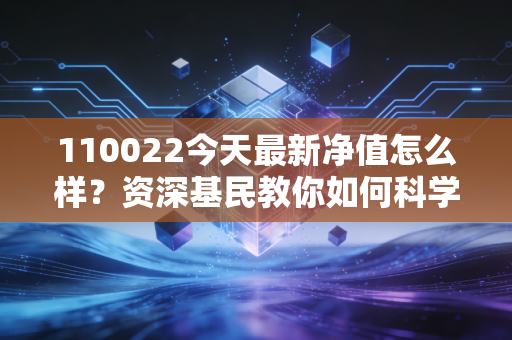 110022今天最新净值怎么样?资深基民教你如何科学分析!