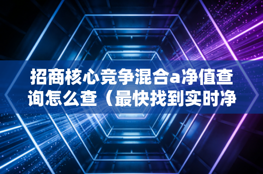 招商核心竞争混合a净值查询怎么查（最快找到实时净值的方法）