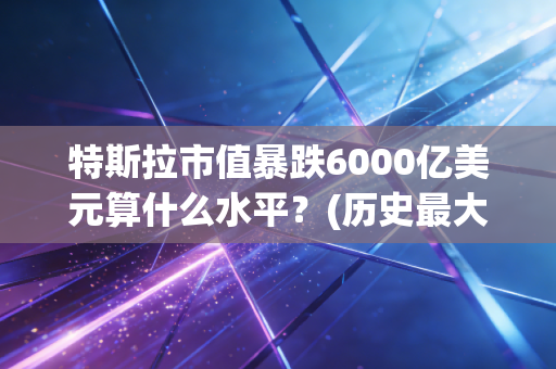 特斯拉市值暴跌6000亿美元算什么水平？(历史最大跌幅盘点)