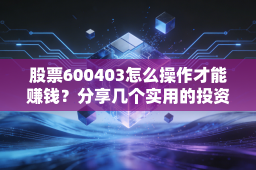 股票600403怎么操作才能赚钱？分享几个实用的投资技巧！