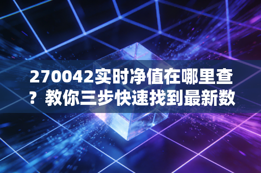 270042实时净值在哪里查？教你三步快速找到最新数据！