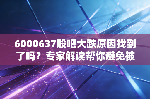 6000637股吧大跌原因找到了吗？专家解读帮你避免被套牢！