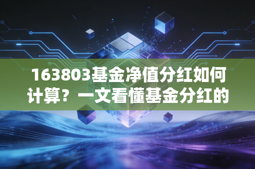 163803基金净值分红如何计算？一文看懂基金分红的秘密！
