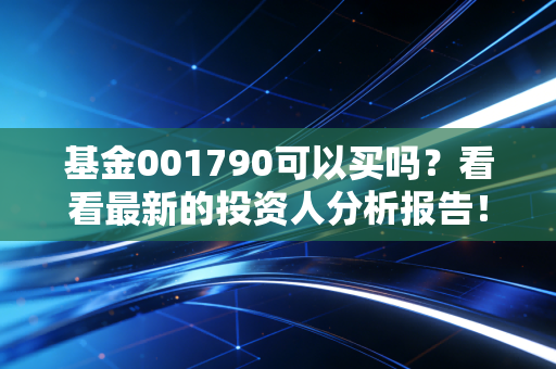 基金001790可以买吗？看看最新的投资人分析报告！