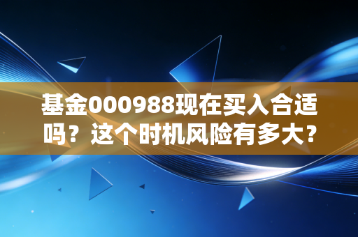 基金000988现在买入合适吗？这个时机风险有多大？
