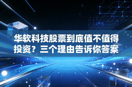 华软科技股票到底值不值得投资？三个理由告诉你答案！