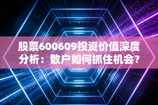 股票600609投资价值深度分析：散户如何抓住机会？