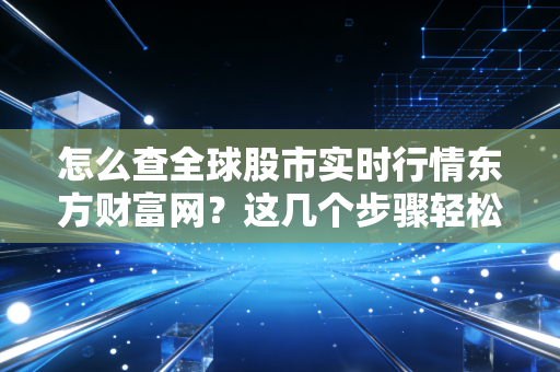 怎么查全球股市实时行情东方财富网？这几个步骤轻松搞定！
