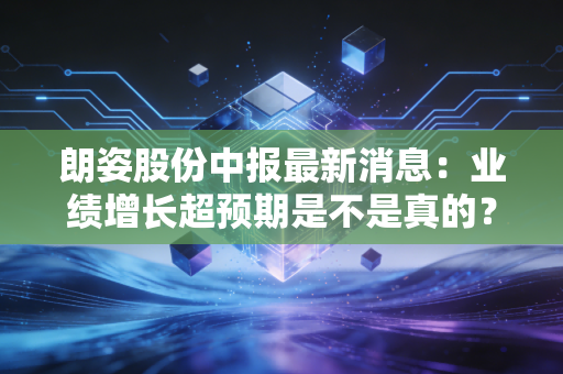 朗姿股份中报最新消息：业绩增长超预期是不是真的？