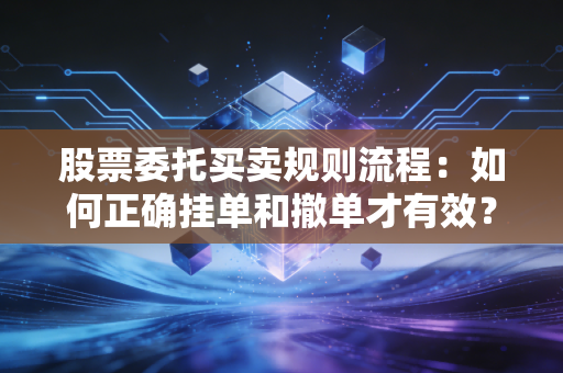 股票委托买卖规则流程：如何正确挂单和撤单才有效？