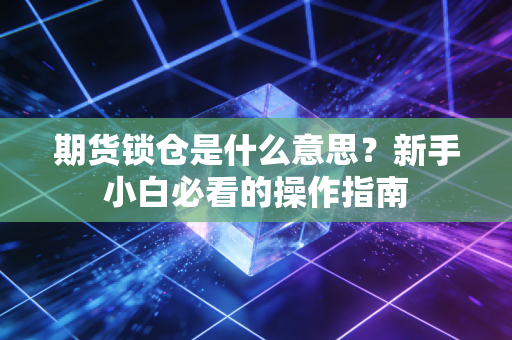 期货锁仓是什么意思？新手小白必看的操作指南