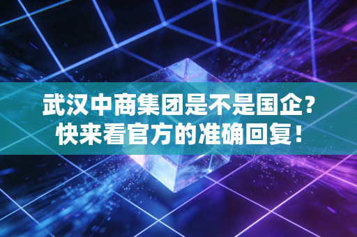 武汉中商集团是不是国企？快来看官方的准确回复！