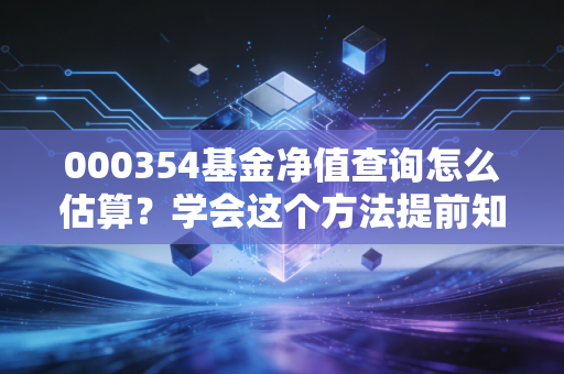 000354基金净值查询怎么估算？学会这个方法提前知道！