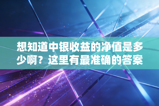 想知道中银收益的净值是多少啊？这里有最准确的答案！