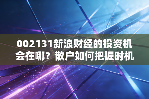 002131新浪财经的投资机会在哪？散户如何把握时机？