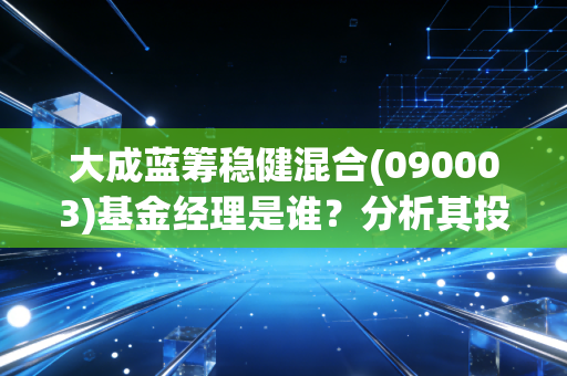 大成蓝筹稳健混合(090003)基金经理是谁？分析其投资风格和能力