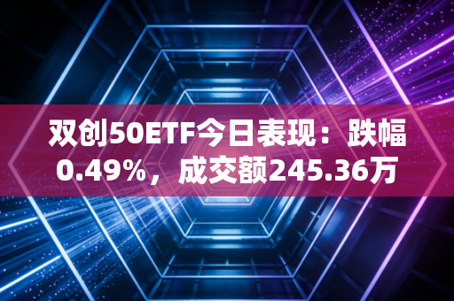双创50ETF今日表现:跌幅0.49%,成交额245.36万元