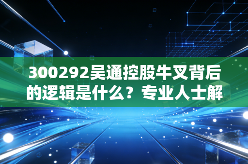 300292吴通控股牛叉背后的逻辑是什么？专业人士解析