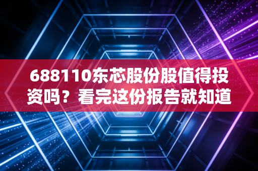 688110东芯股份股值得投资吗？看完这份报告就知道