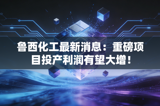 鲁西化工最新消息：重磅项目投产利润有望大增！