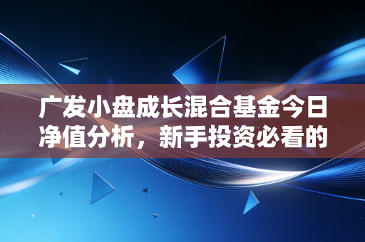 广发小盘成长混合基金今日净值分析,新手投资必看的建议
