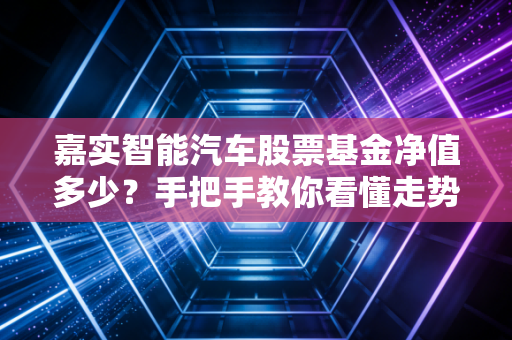 嘉实智能汽车股票基金净值多少？手把手教你看懂走势！