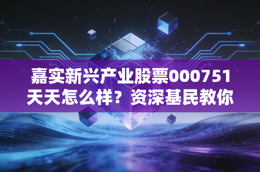 嘉实新兴产业股票000751天天怎么样?资深基民教你怎么看