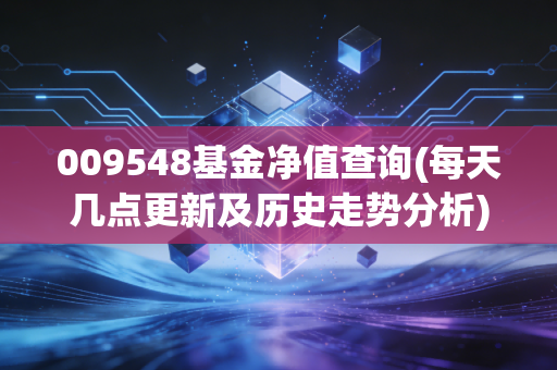 009548基金净值查询(每天几点更新及历史走势分析)