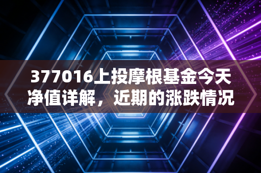 377016上投摩根基金今天净值详解，近期的涨跌情况如何？