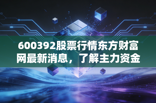 600392股票行情东方财富网最新消息，了解主力资金流向