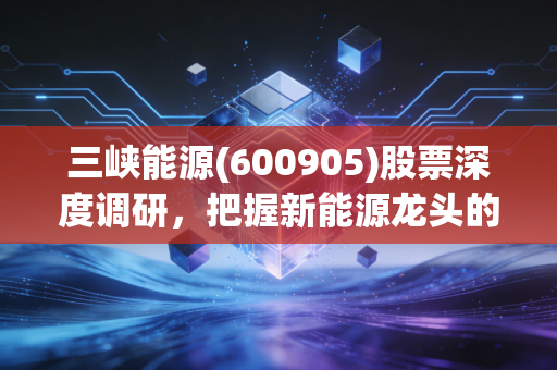 三峡能源(600905)股票深度调研,把握新能源龙头的机会