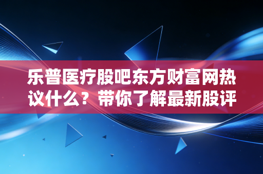乐普医疗股吧东方财富网热议什么？带你了解最新股评动态