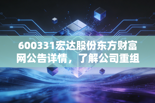 600331宏达股份东方财富网公告详情，了解公司重组最新进展！