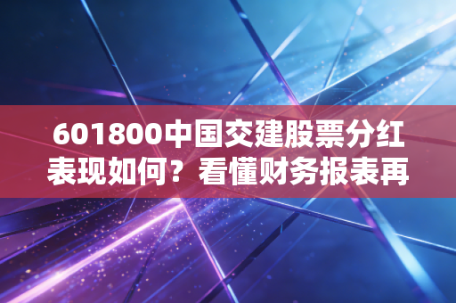 601800中国交建股票分红表现如何？看懂财务报表再决定！