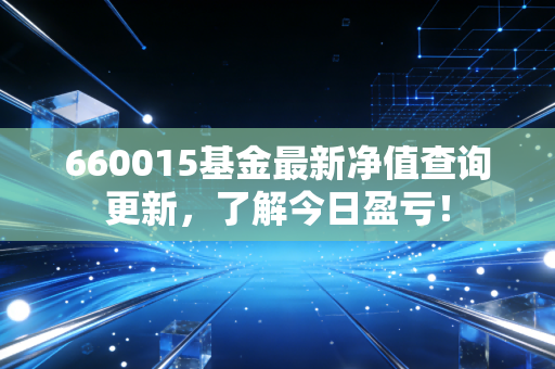 660015基金最新净值查询更新，了解今日盈亏！