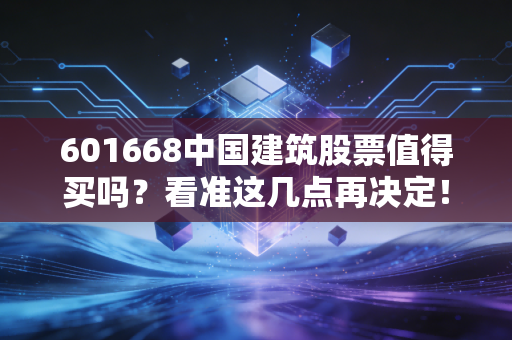 601668中国建筑股票值得买吗？看准这几点再决定！