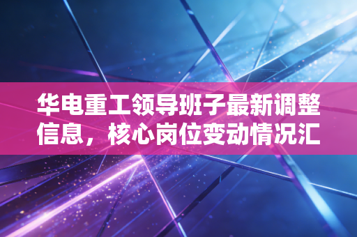 华电重工领导班子最新调整信息，核心岗位变动情况汇总！