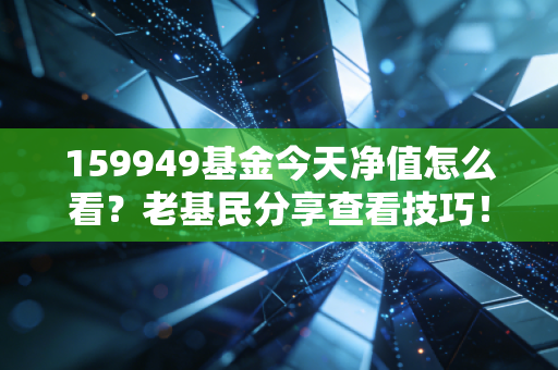 159949基金今天净值怎么看？老基民分享查看技巧！